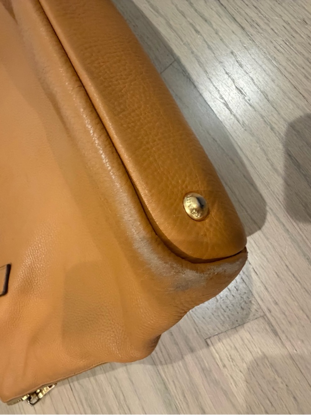 Prada Vitello Daino Leather Tote Shoulder Bag - Picture 4 of 11